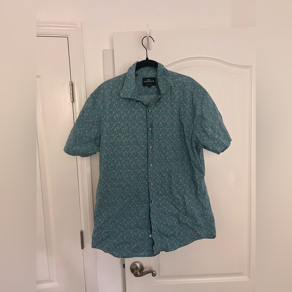 Rodd and Gun Printed Shirt SZ XL